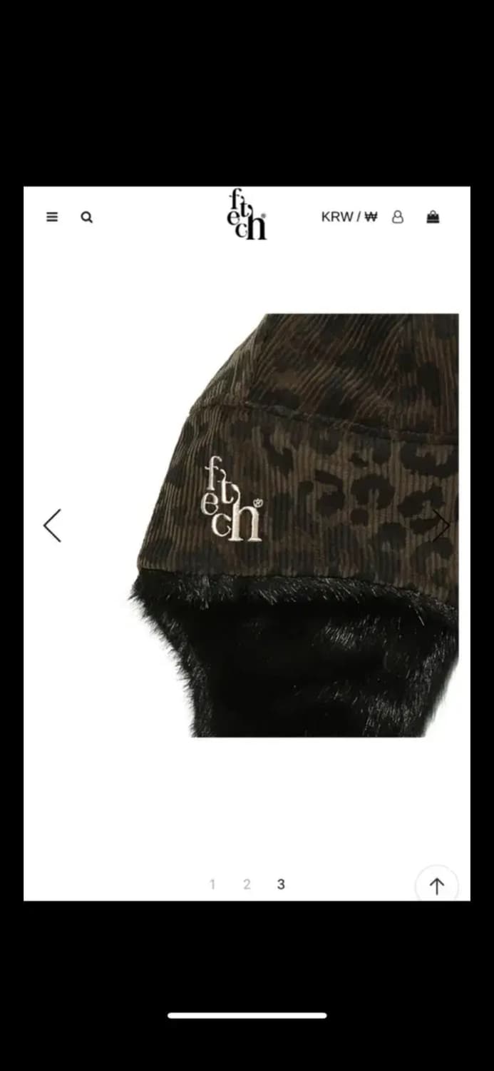 Fetch(패치)브랜드 코듀로이 트루퍼 햇 모자  상품이미지3