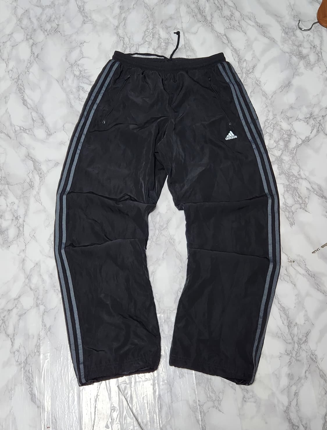 아디다스 삼선 트랙팬츠 바람막이 와이드 바지 상품이미지5