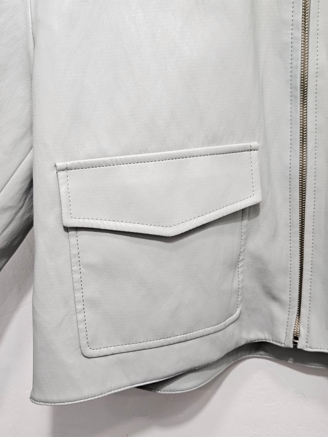 리스트(LIST) 숏 에코 가죽 자켓 상품이미지8