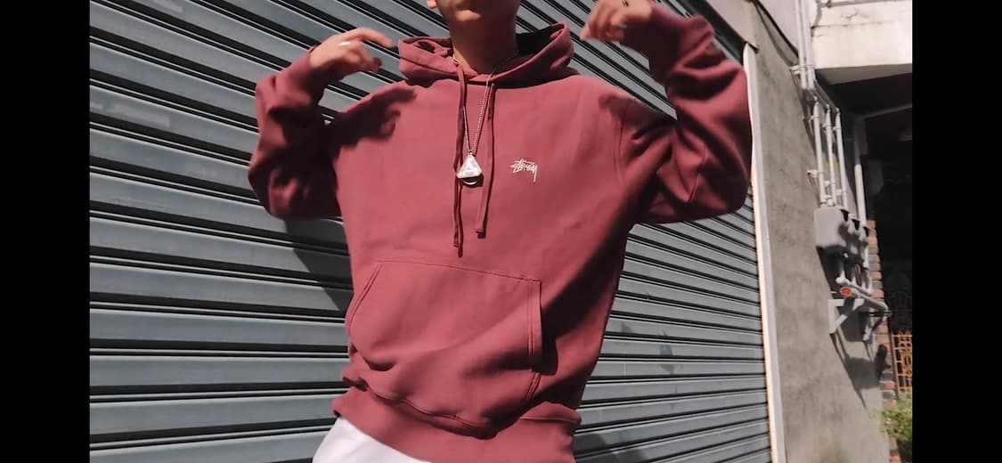 스투시 [민트급.정품] 자수 후드티 스웻셔츠 m(100ㅡ105) 상품이미지2