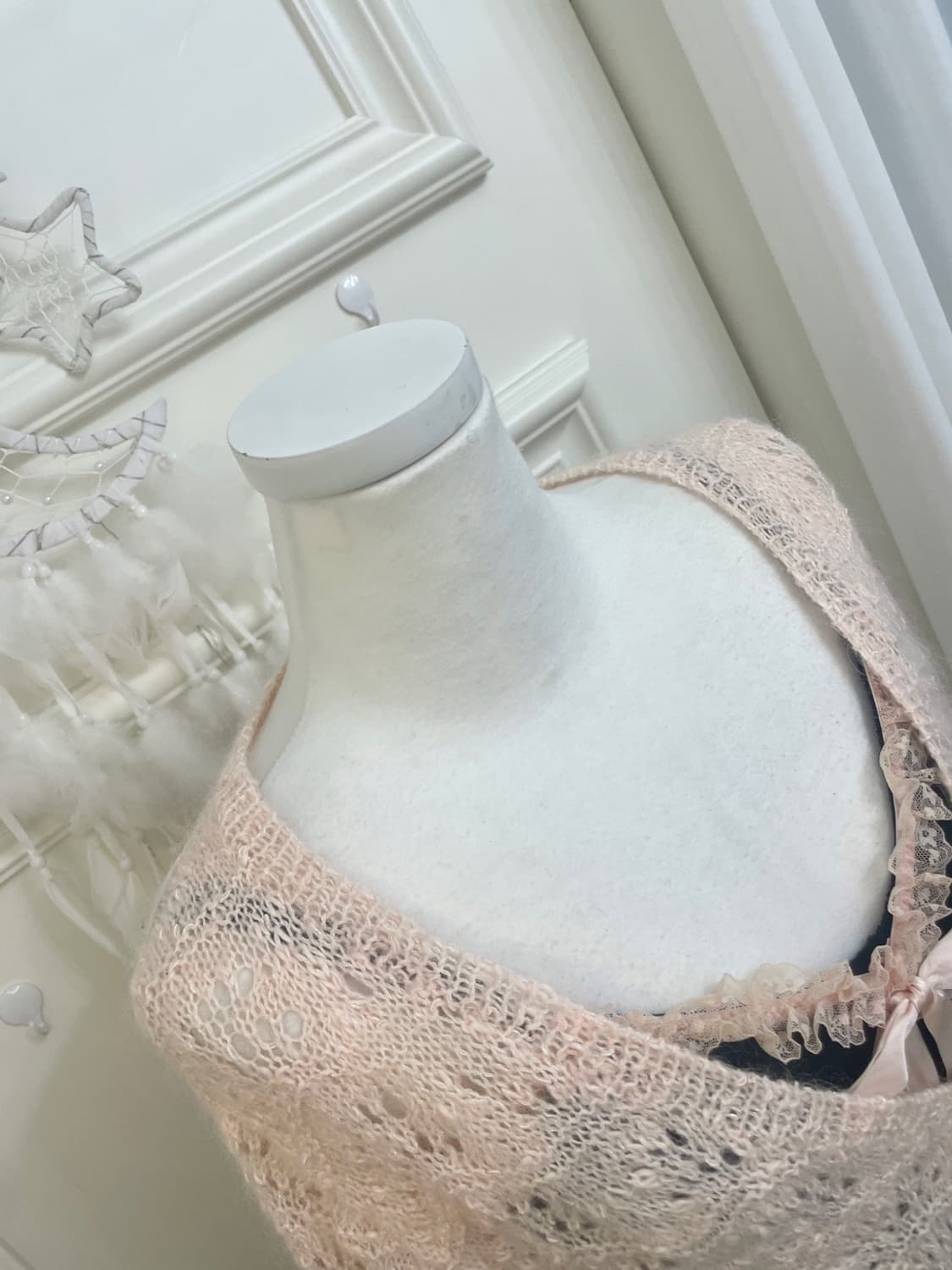 coral crochet twinkle lovely cardigan 상품이미지8
