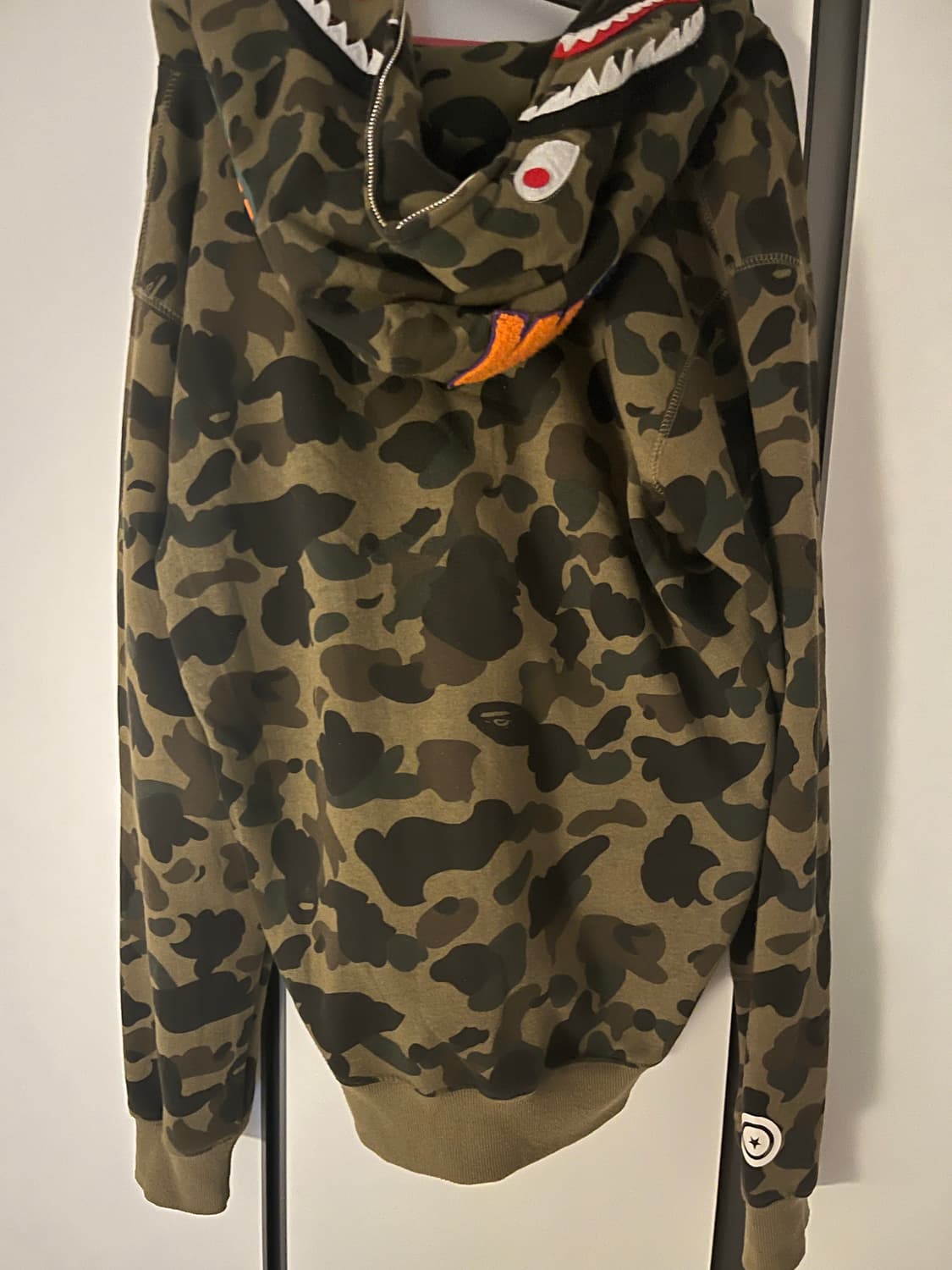 베이프 녹계 후드집업 상품이미지2