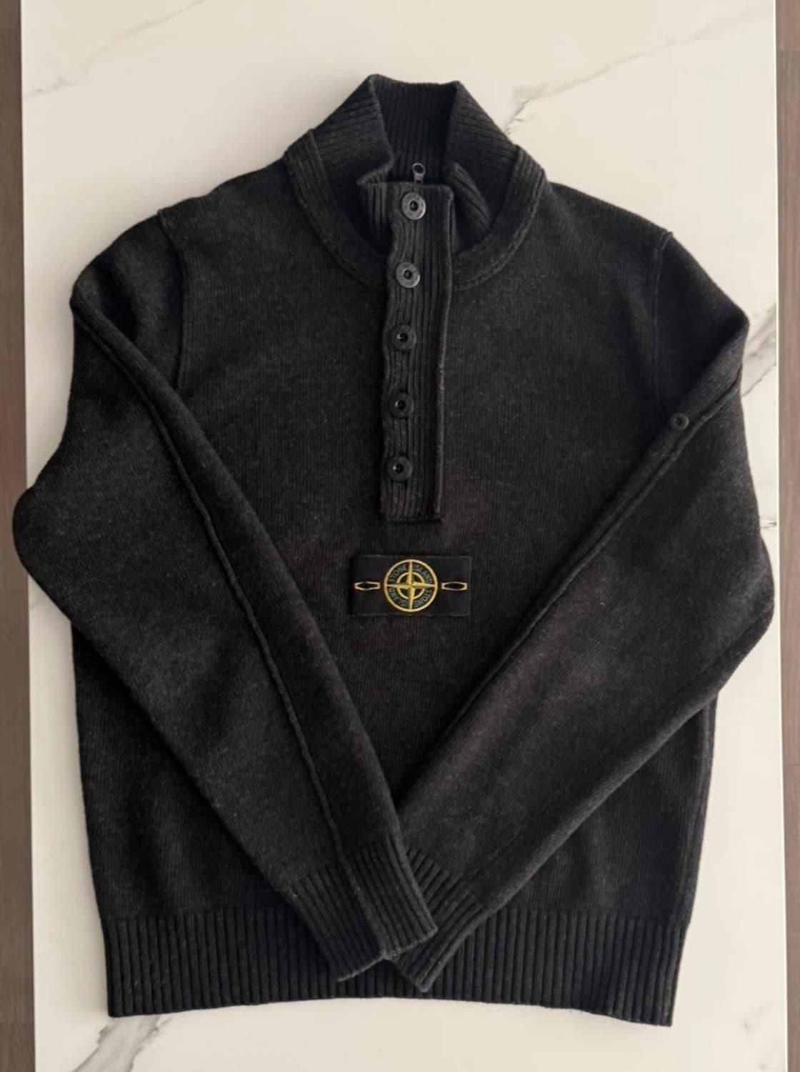 (정품) 스톤아일랜드 하프집업 니트 상품이미지1