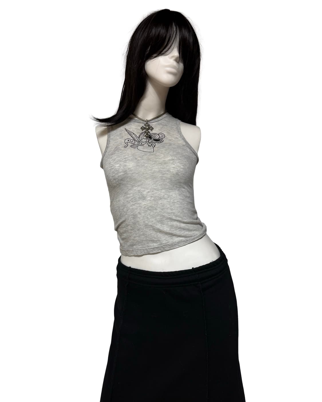 히스테릭 미니 그레이 슬리브리스 상품이미지2