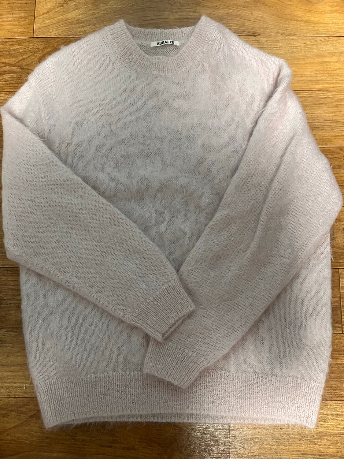 오라리 핑크 모헤어 니트5 상품이미지1