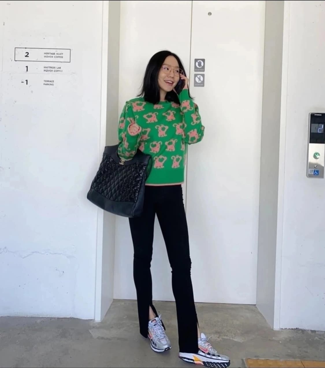 매니모어몽 엠엠엠 mmm 리버시블 가디건 핑크 그린 상품이미지7