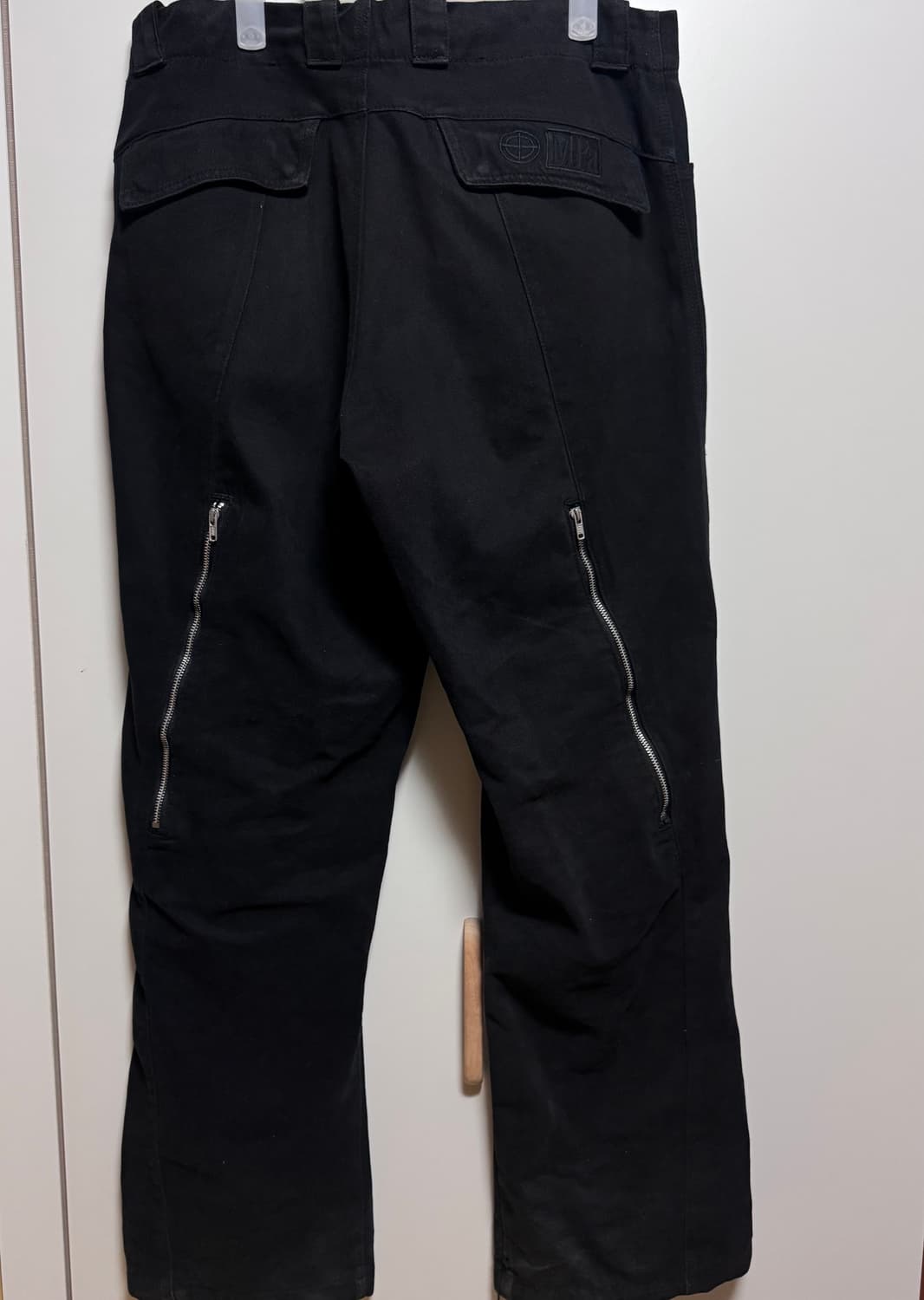 플라스틱프로덕트 웨이브 지퍼 팬츠 블랙 M 상품이미지2