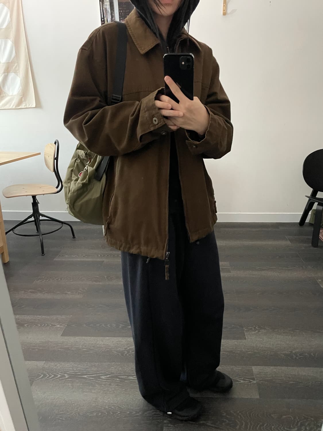 vtg padded work jacket 상품이미지2