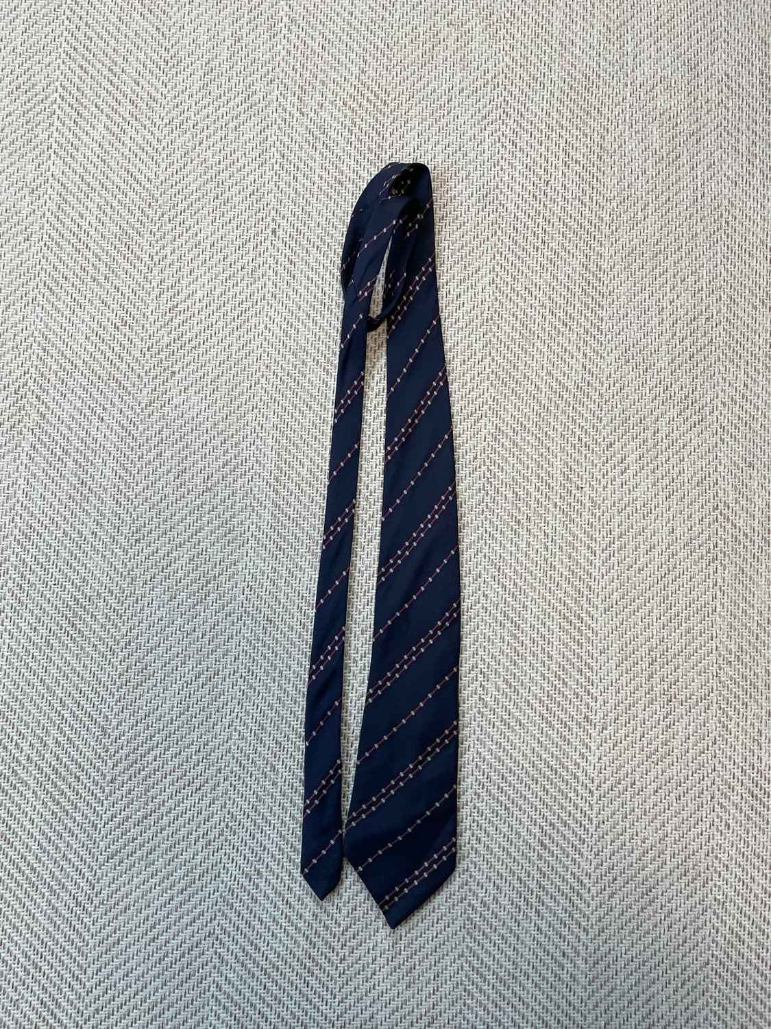 랑방 네이비 넥타이 J03707 상품이미지5