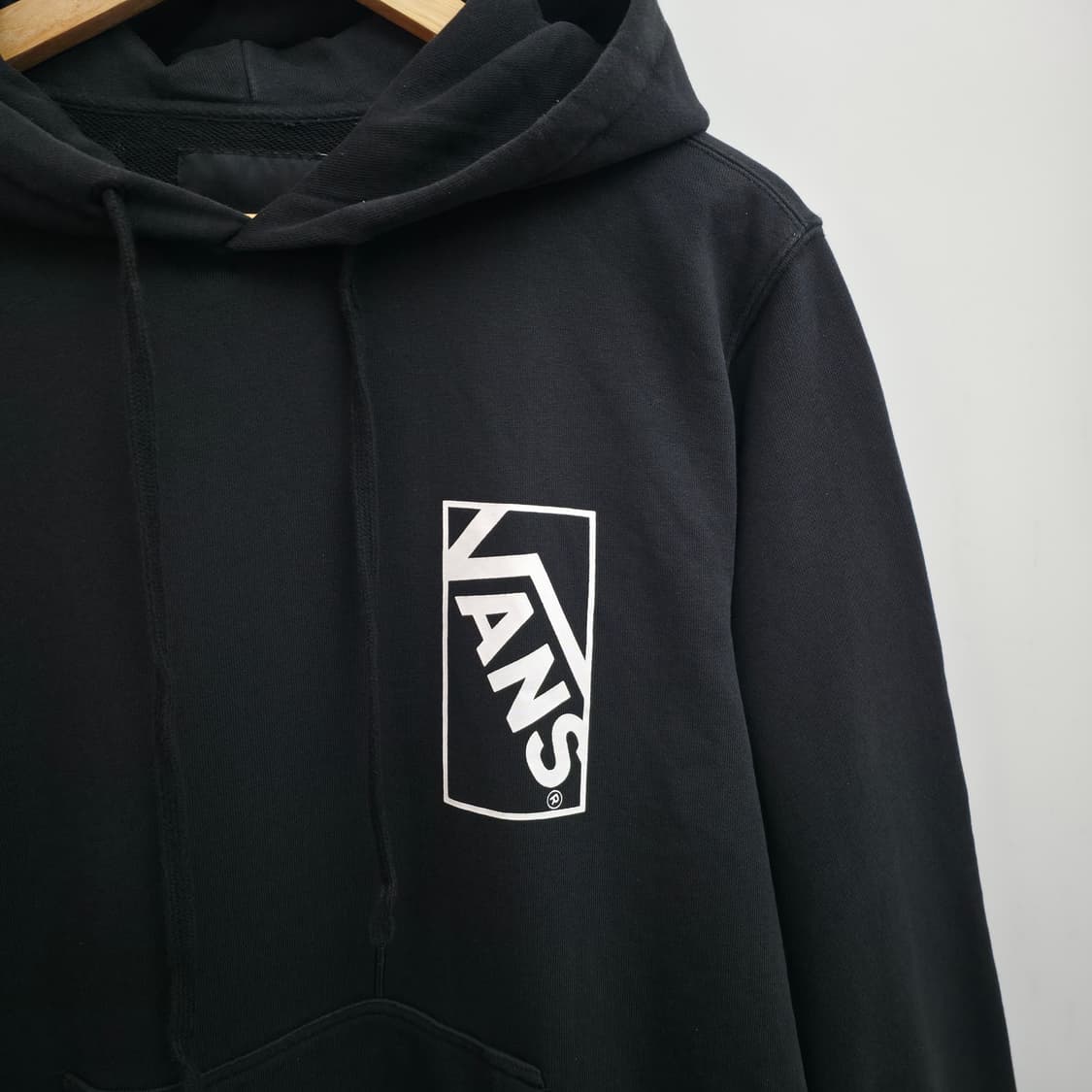[M] 반스 블랙 후드티 상품이미지4