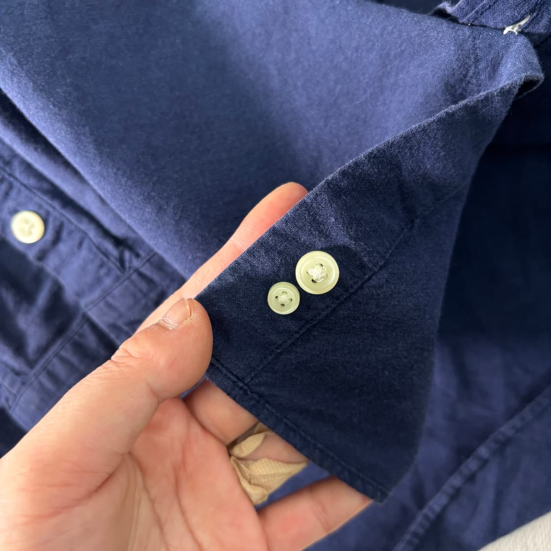 95 폴로랄프로렌 네이비 코튼 셔츠  상품이미지5