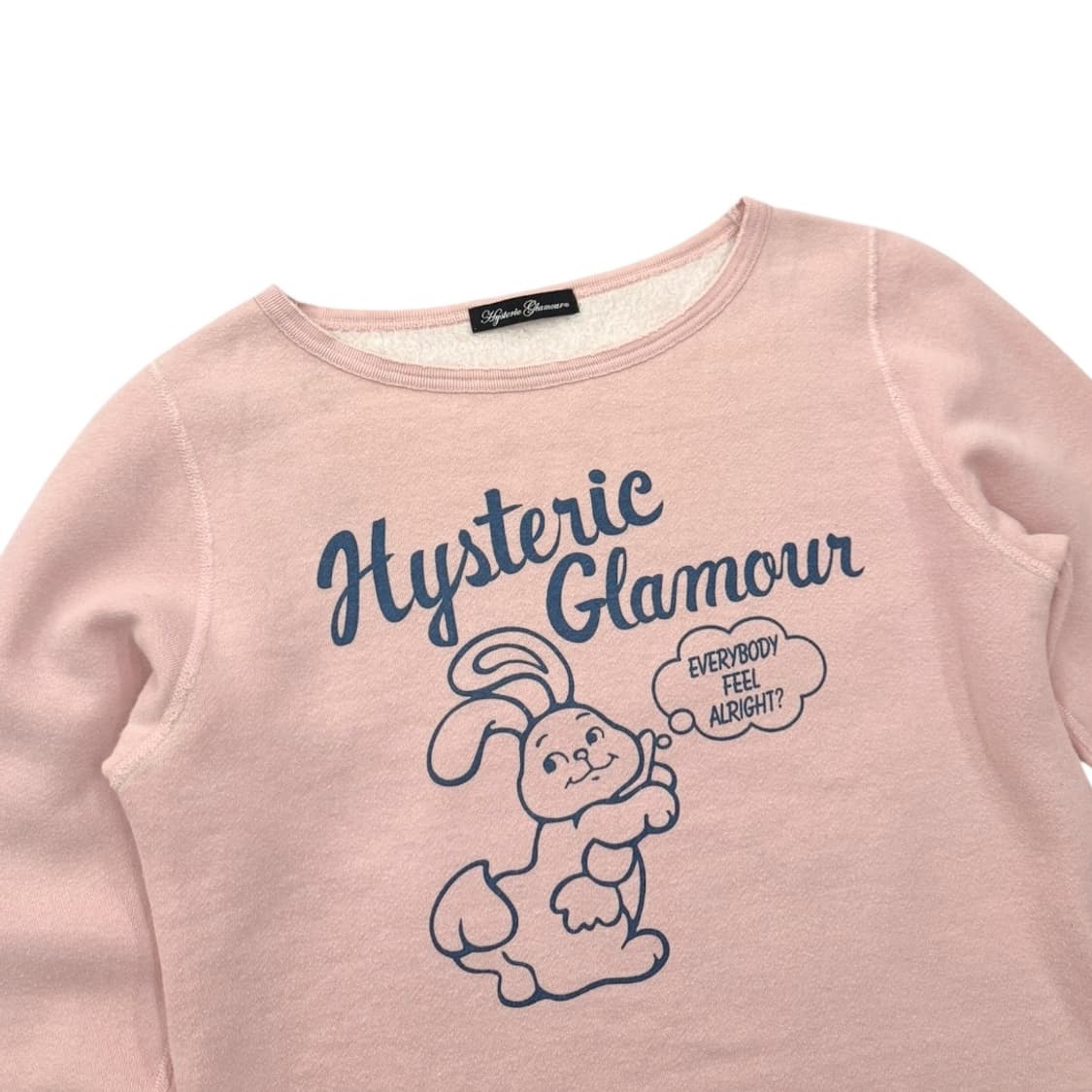 히스테릭글래머 버니 스웻셔츠 맨투맨 핑크 상품이미지3