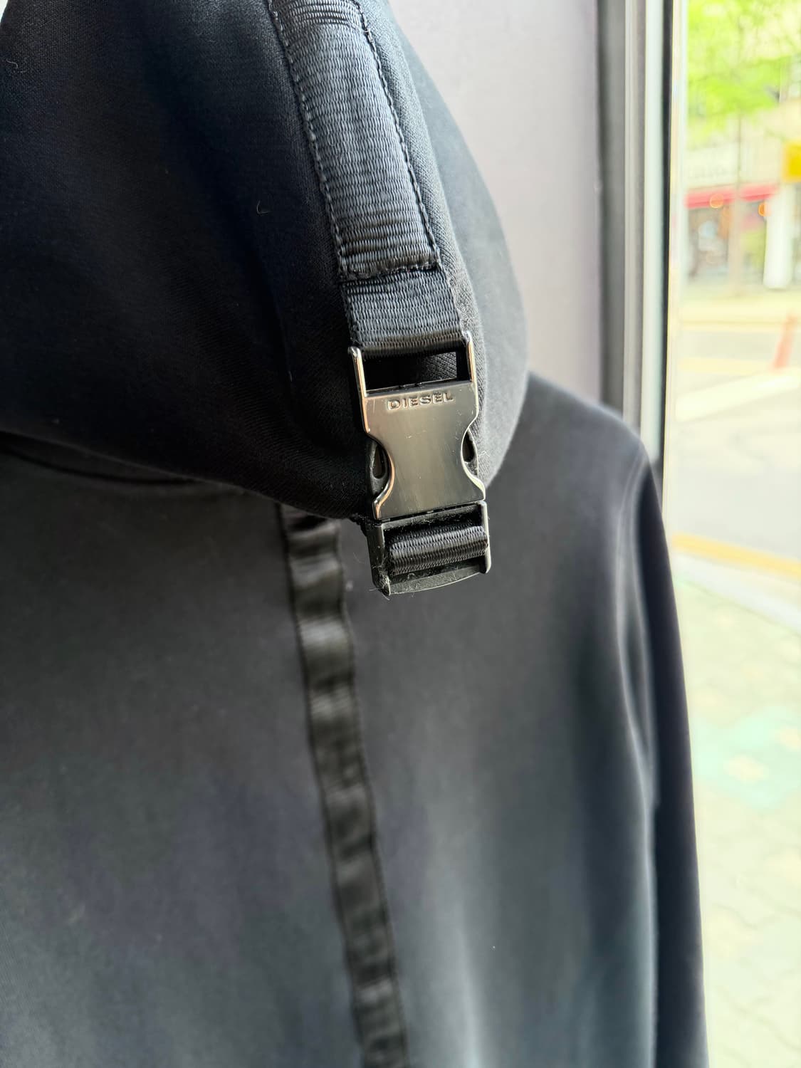 S/ 디젤 멀티버클 프론트로고 기모 후드집업 상품이미지7