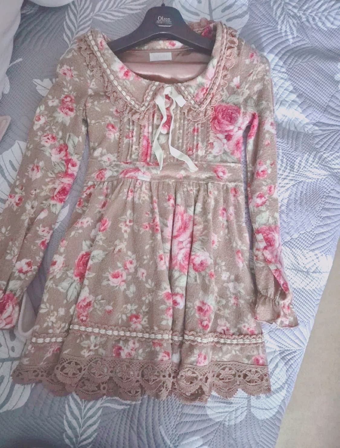 리즈리사 플로럴 레이스 원피스 히메갸루 히메카지 라떼갸루 상품이미지1