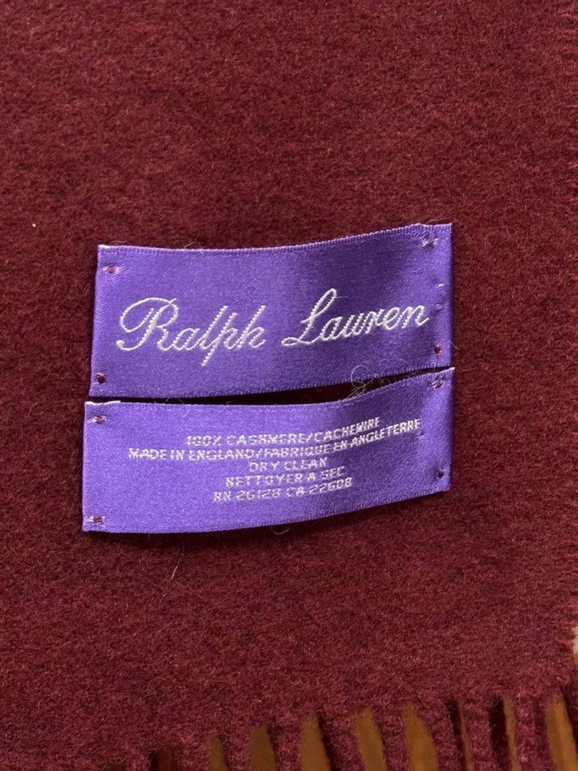 랄프로렌 퍼플라벨 캐시미어 머플러 상품이미지8