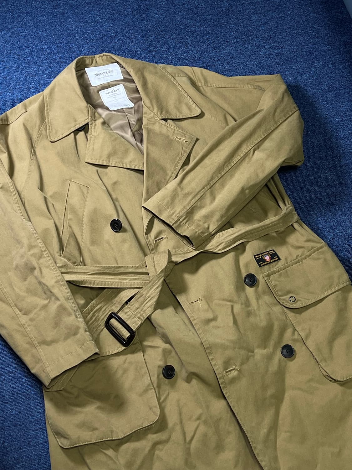 모노플로우 밀리터리 트렌치코트 상품이미지2