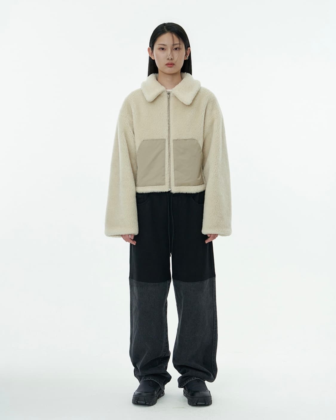 아모멘토 리버서블 시어링 자켓 상품이미지5