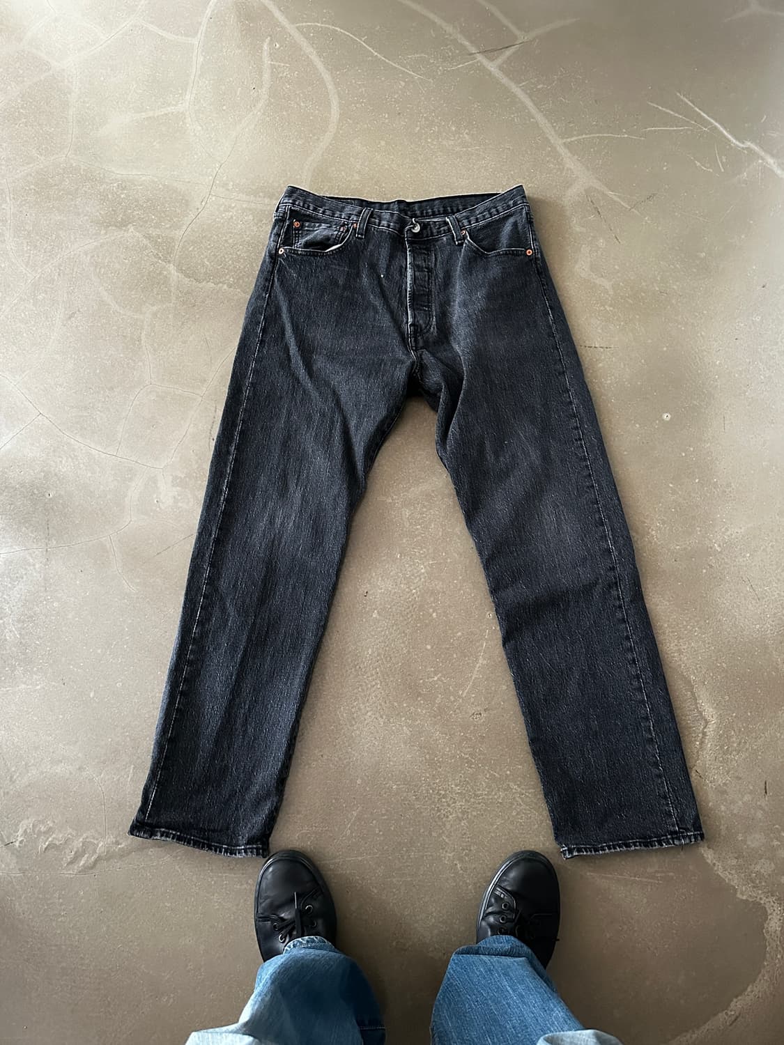 리바이스 501 블랙 데님 팬츠 Levis 501 상품이미지3