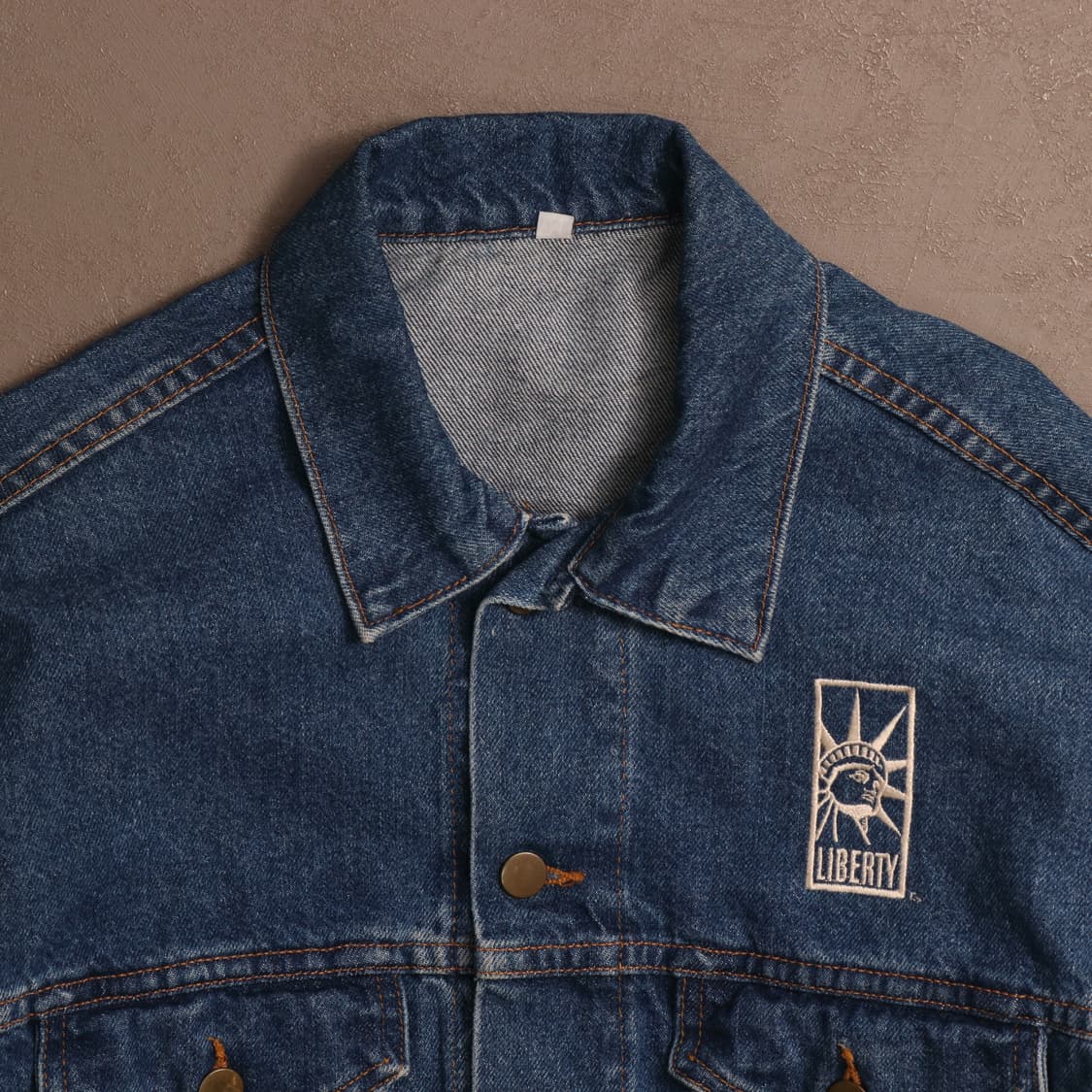 90'S 빈티지 USA 자수 데님자켓 A1668 상품이미지2