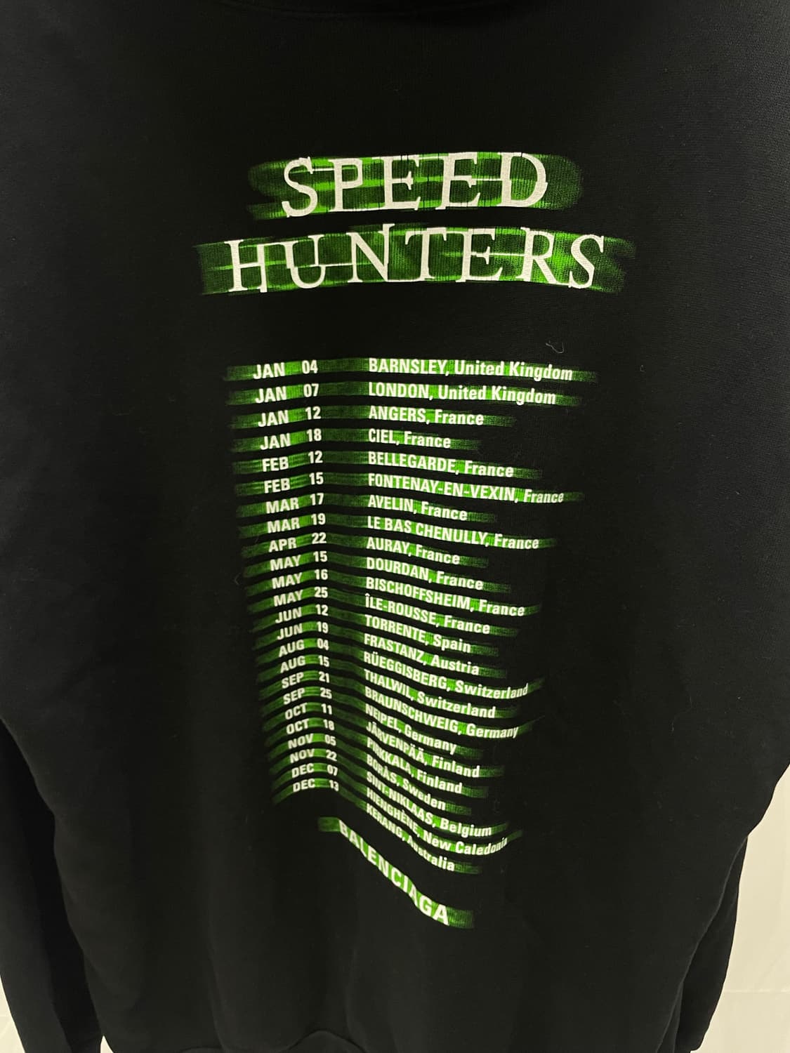 [백화점판] 발렌시아가 한정판 스피드헌터 로고 후드집업 자켓 [m] 상품이미지4