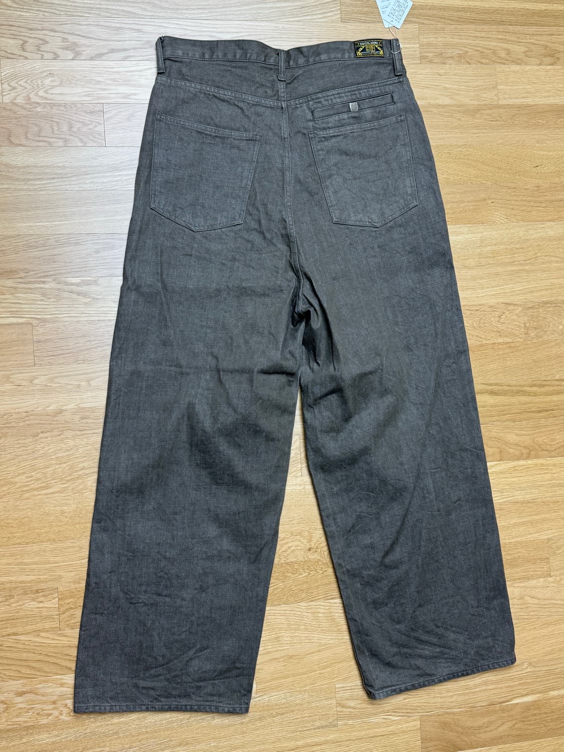 캐피탈 12oz 야가스리 자카드 데님 바기 팬츠 상품이미지4