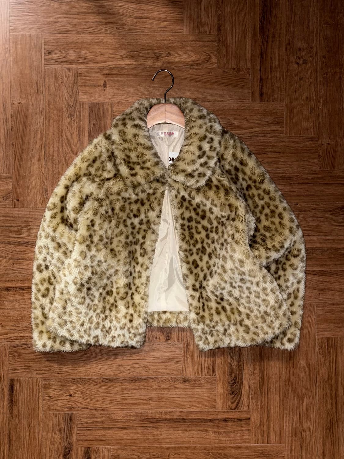 일본빈티지 레오파드 퍼자켓 상품이미지4