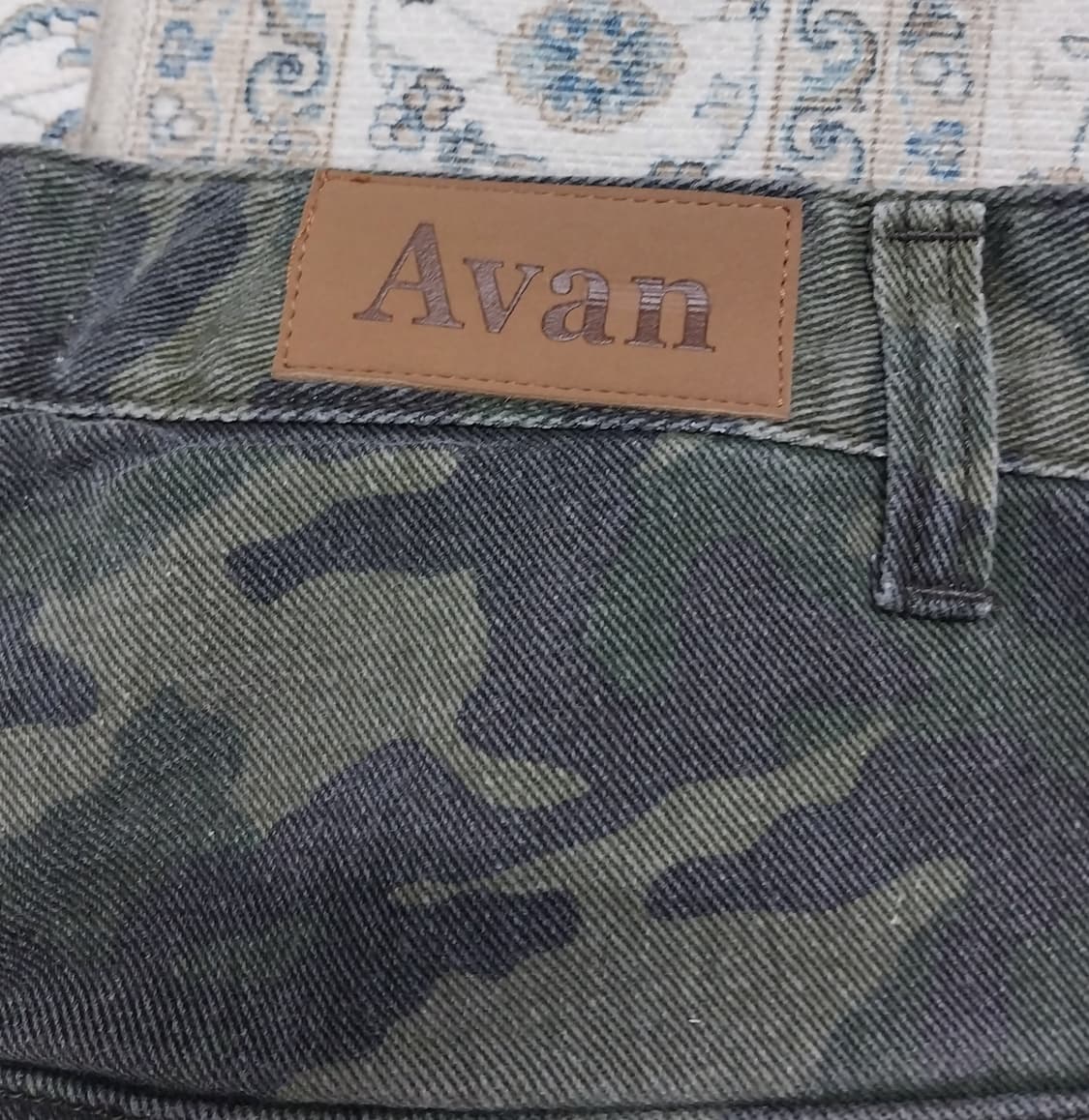 (새상품) Avan 드레스 카고 카모플라쥬 와이드 팬츠 L (29까지) 상품이미지6