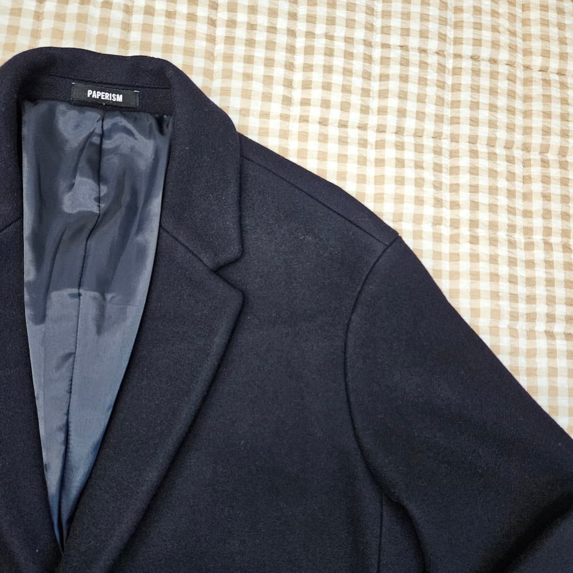 페이퍼리즘 추동 울 코트 자켓 남자100 상품이미지3