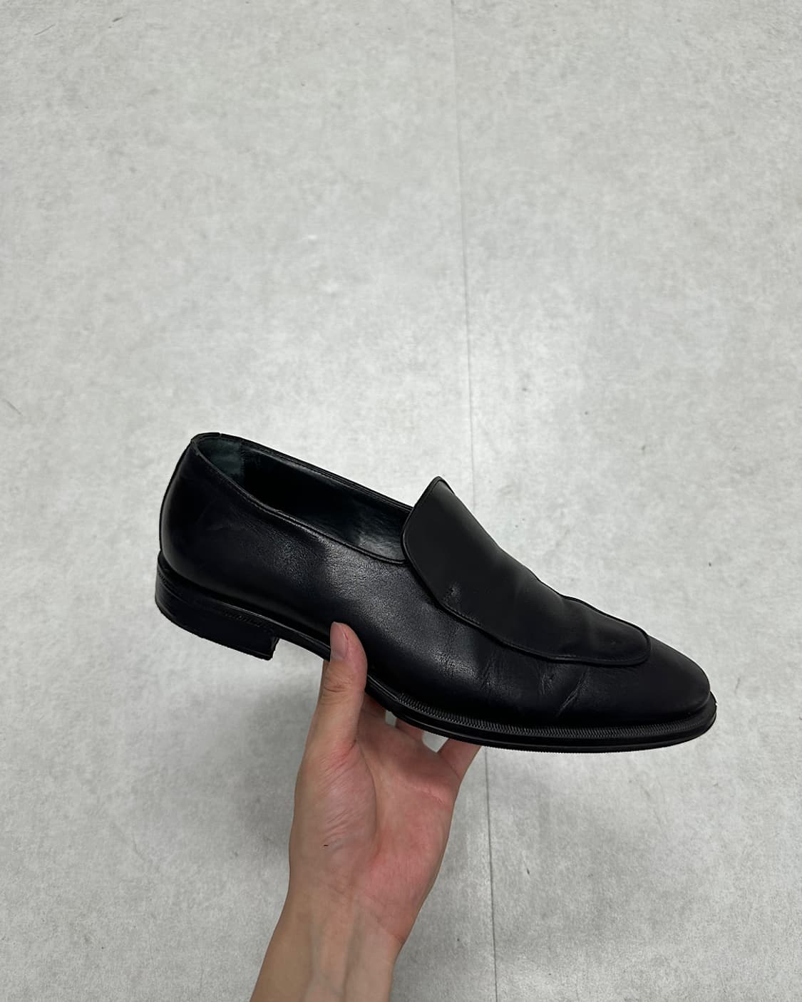 조르지오 알마니 레더 로퍼 상품이미지4