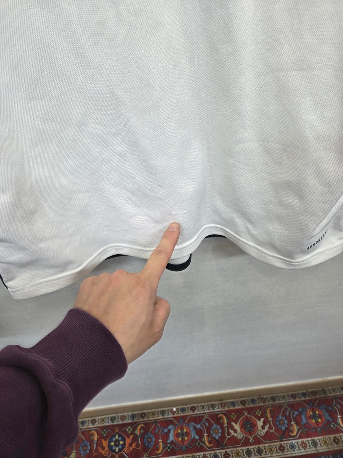 아디다스 레알마드리드 홈 져지 23 24 반팔 M 상품이미지8