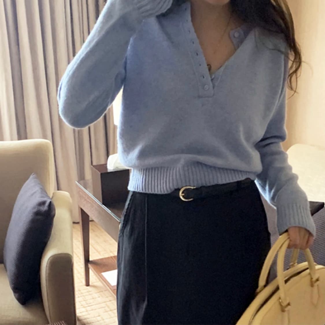 메이비베이비(MAYBEBABY) 디어리스트 Salome 니트 프리사이즈  상품이미지2