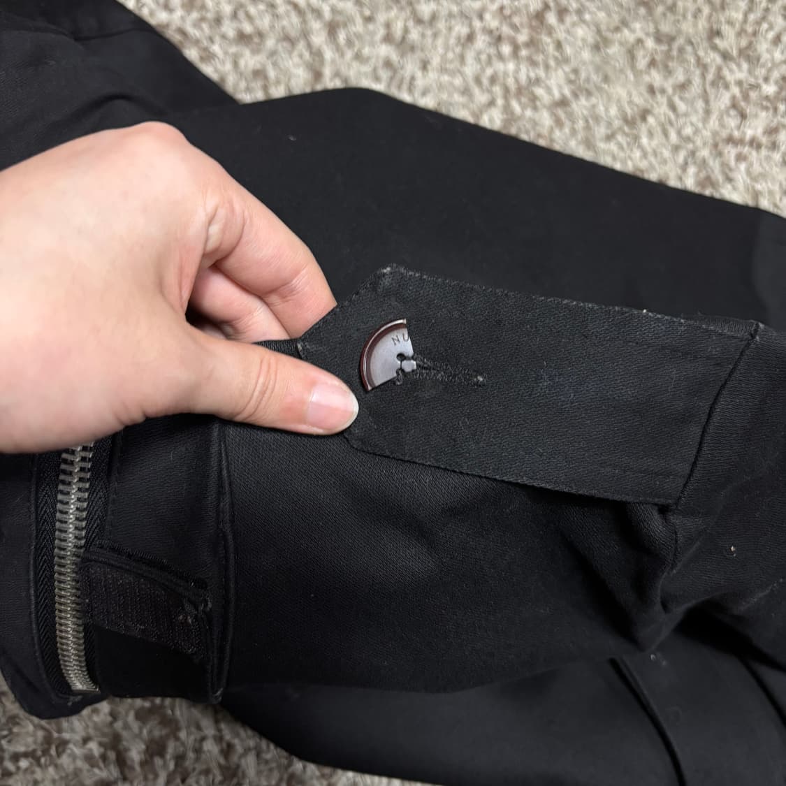 L 누드본즈 블랙 M65 밀리터리 자켓 상품이미지5