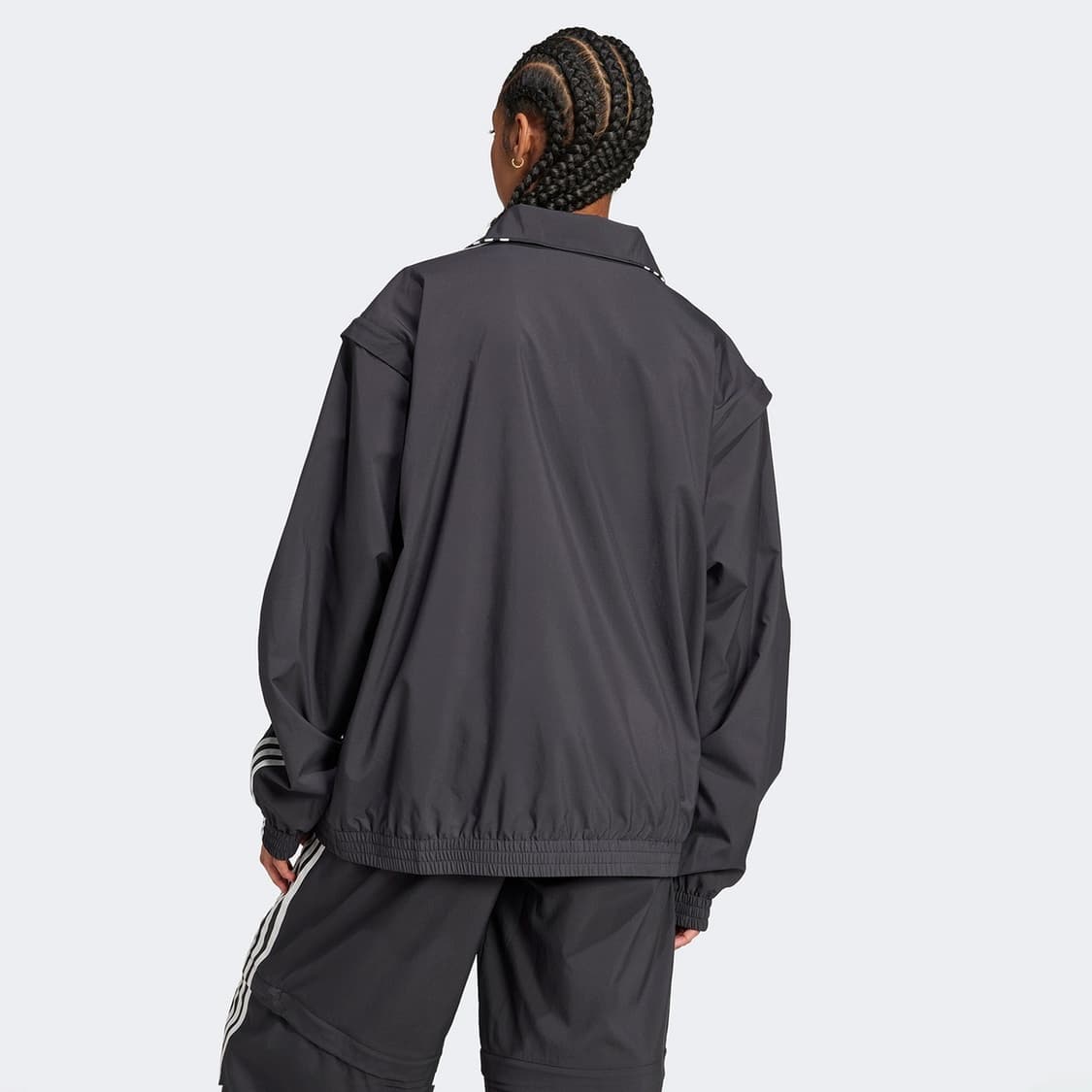 아디다스 오버사이즈 집업 (소매 탈부착가능) m 바람막이 남녀공용 상품이미지3