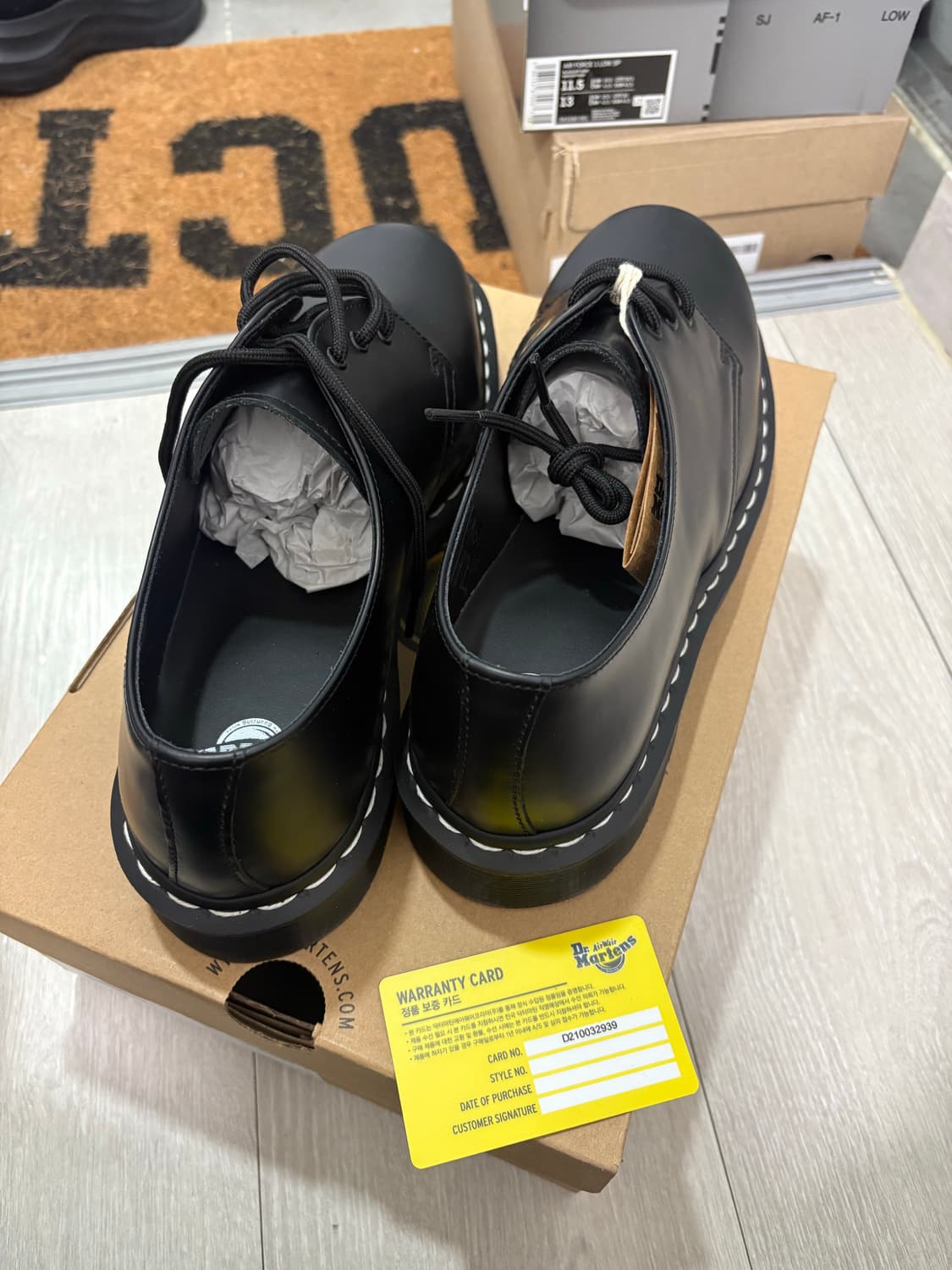 [290] 닥터마틴 1461 WS 블랙 스무스 상품이미지2