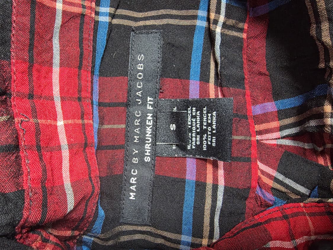 Marc Jacobs 마크제이콥스 레드 체크 셔츠 S (빈티지) 상품이미지4