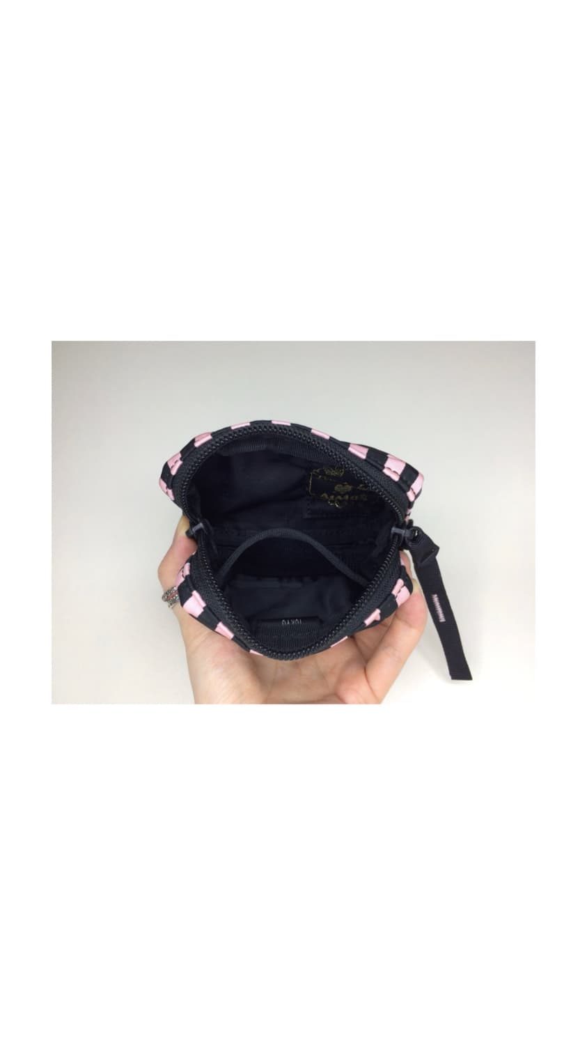 porter 포터 x 피치존 콜라보 핑크 도트 땡땡이 지갑 상품이미지7