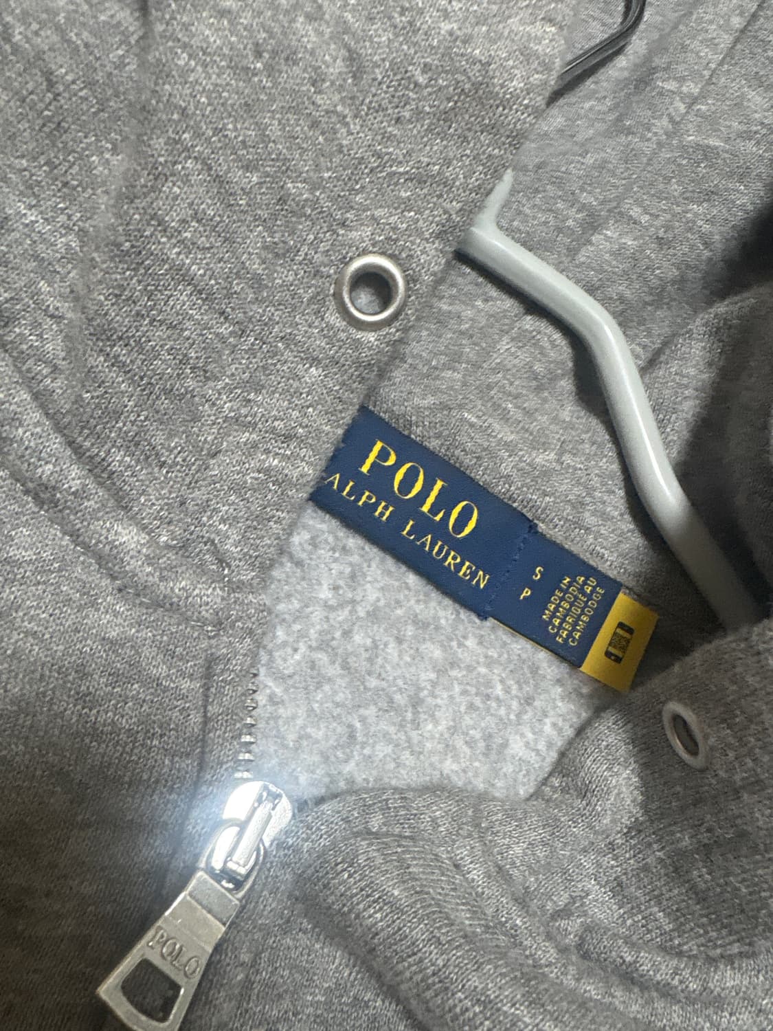 폴로 기모 후드집업 상품이미지2