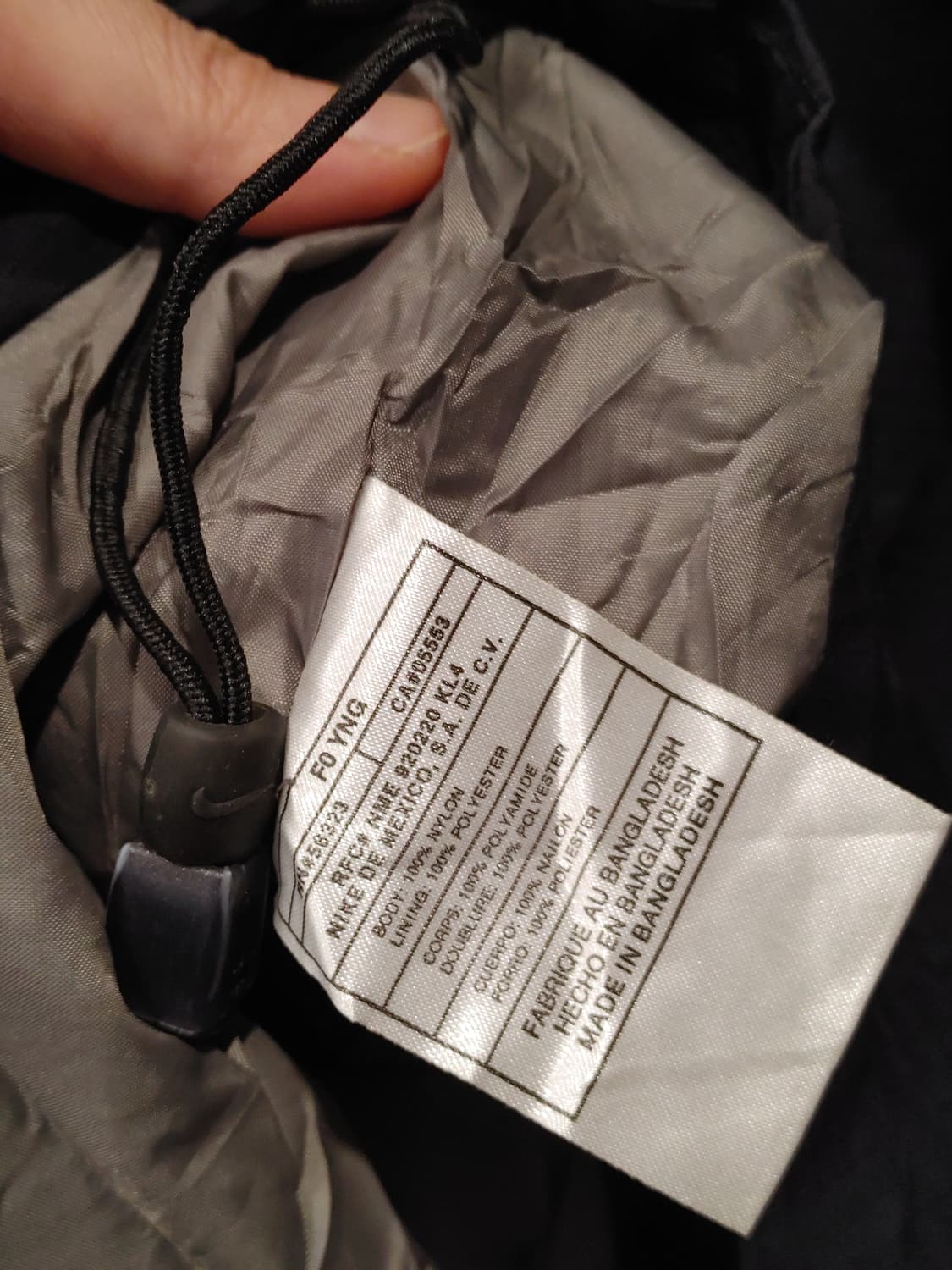 무배) 나이키 로고 아노락 자켓 -M 상품이미지8