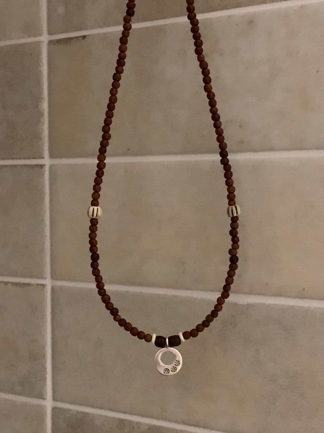 rosewood three little flowers necklace 상품이미지3