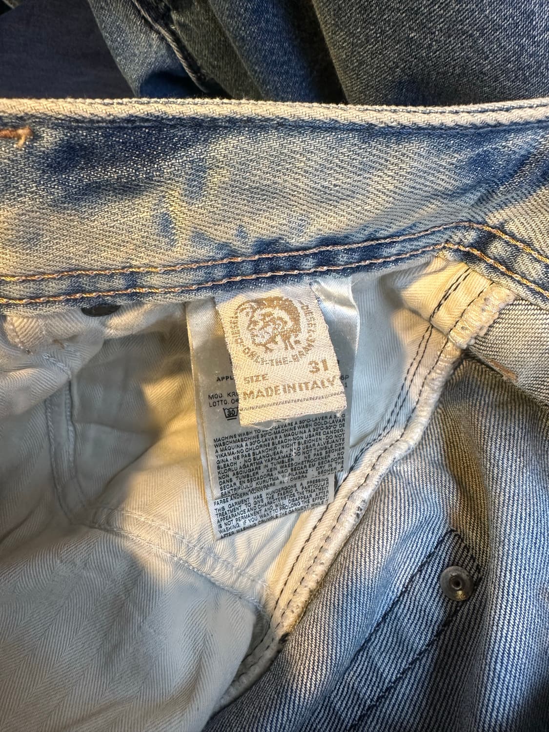 Old 디젤 크롤리 Krooley 데님 팬츠 31x32 상품이미지10