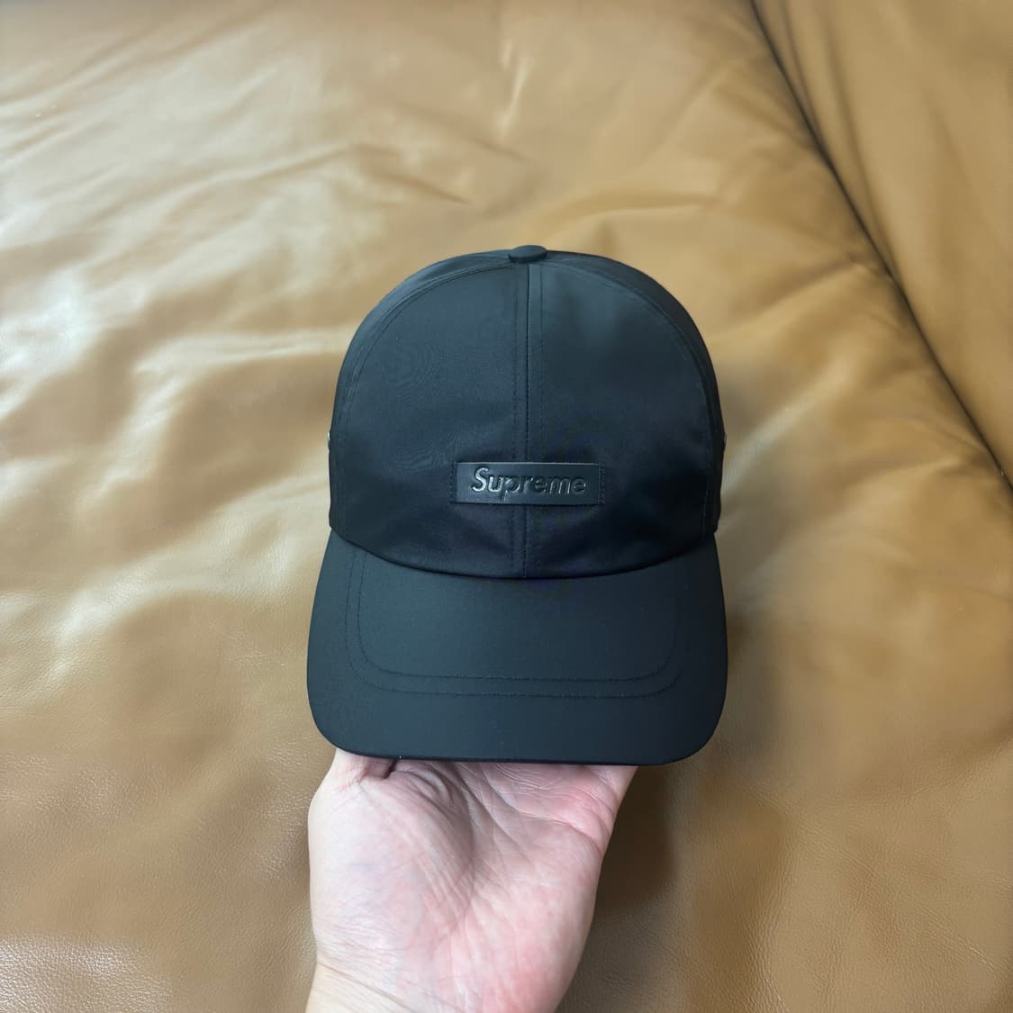 Supreme 슈프림 블랙 6패널 볼캡 모자 (Black) 상품이미지2