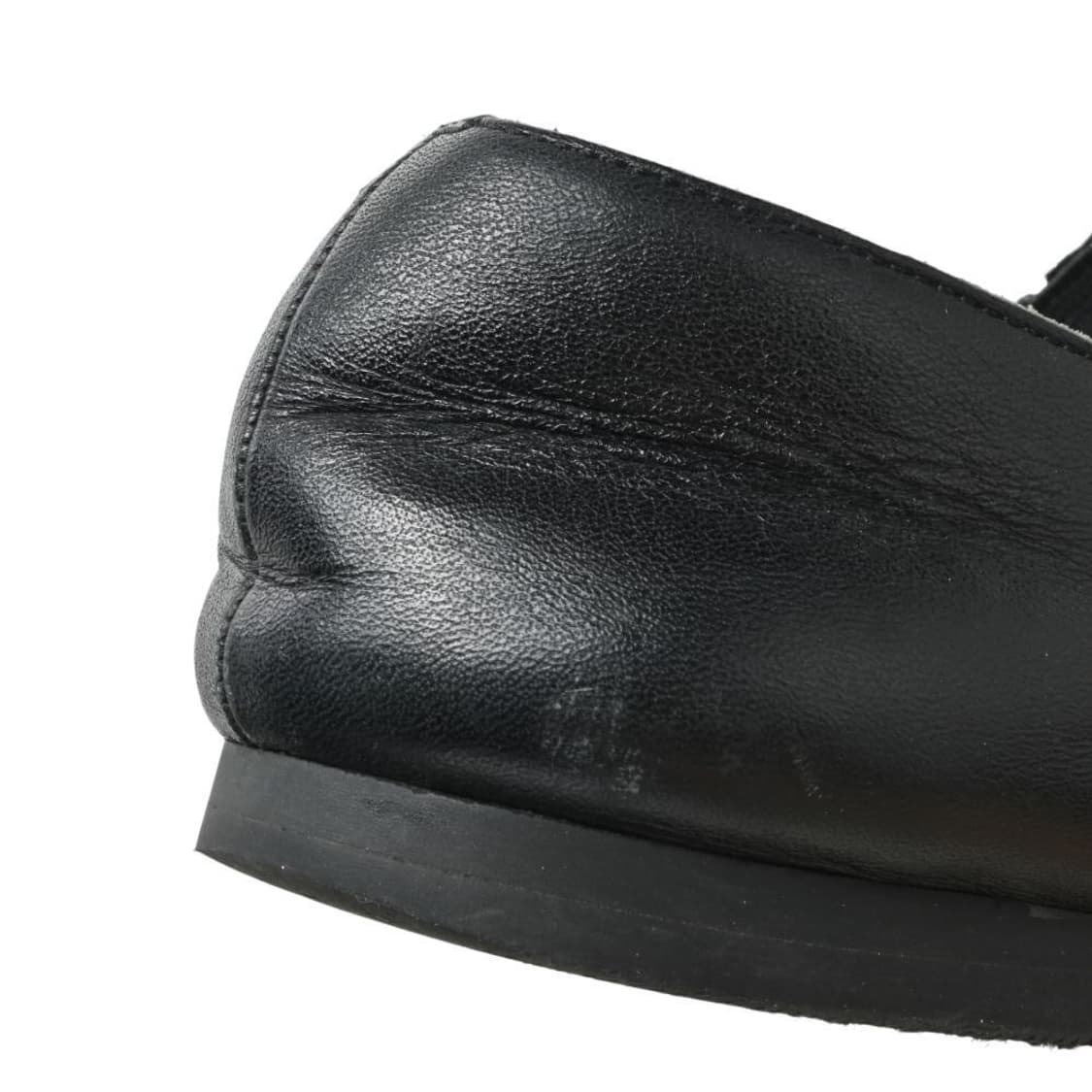 요지 야마모토 와이즈 컴퍼니 가죽 플랫슈즈 상품이미지8