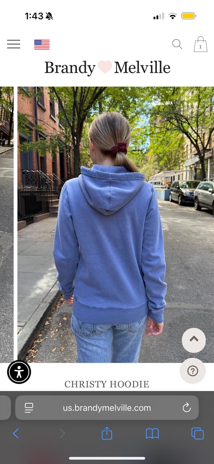 브랜디멜빌 후드집업 크리스티후디 상품이미지2