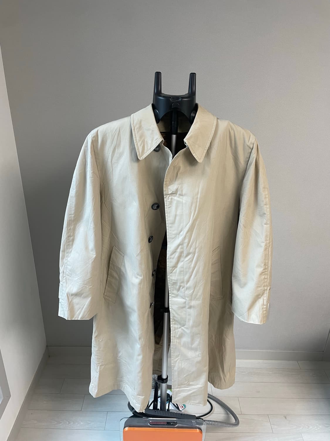 London Fog 90년대 빈티지 트렌치 하프코트 상품이미지2