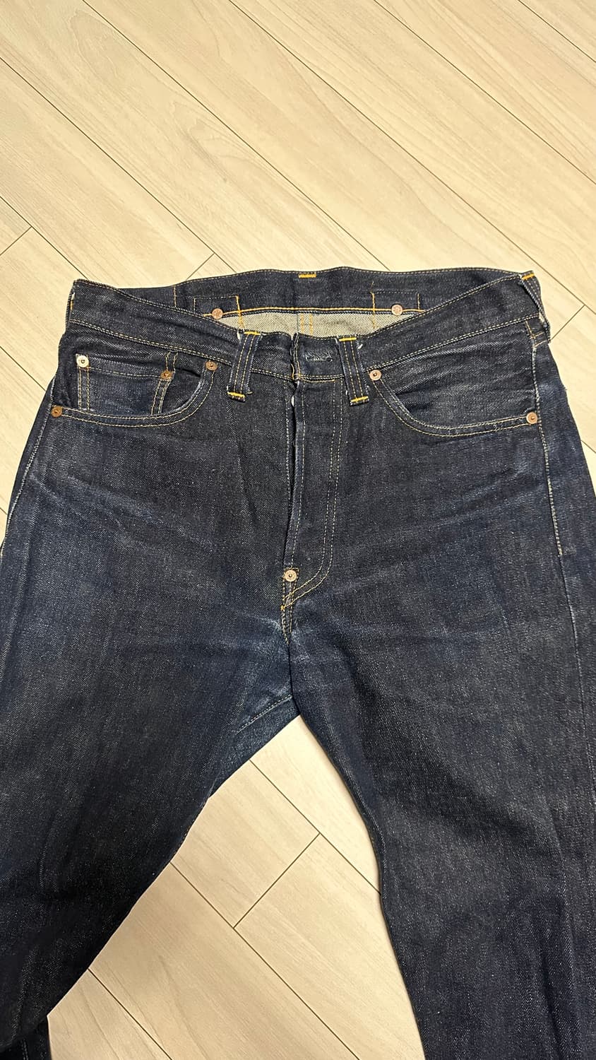 리바이스 501XX BIG E 신치백 셀비지 팬츠 W32 L28 상품이미지10