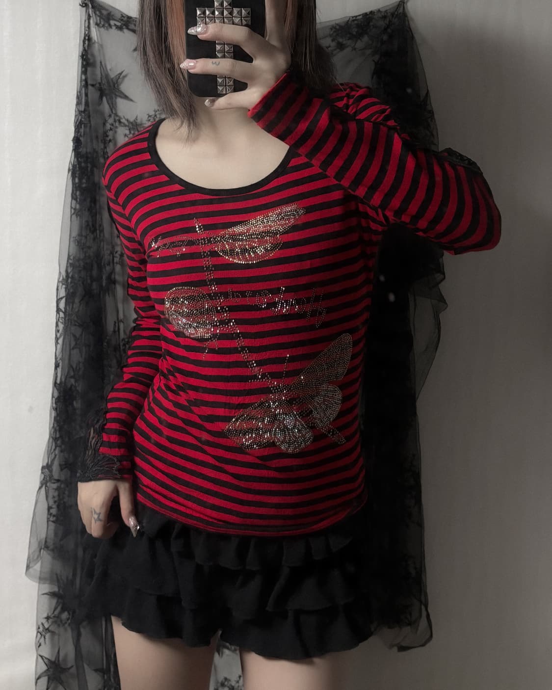 펑크 스트라이프 롱슬리브  상품이미지1