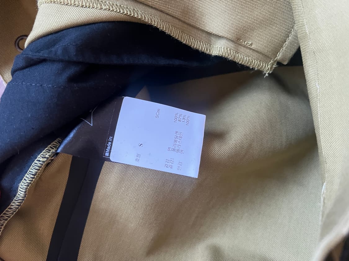 ROA 로아 카키 오버사이즈 치노 팬츠 상품이미지5