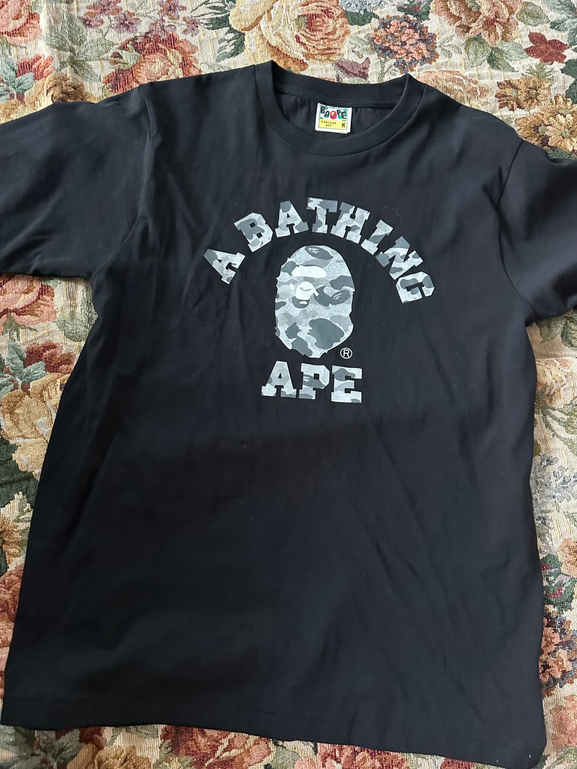 베이프 퍼스트 카모 컬리지 블랙 M 상품이미지1