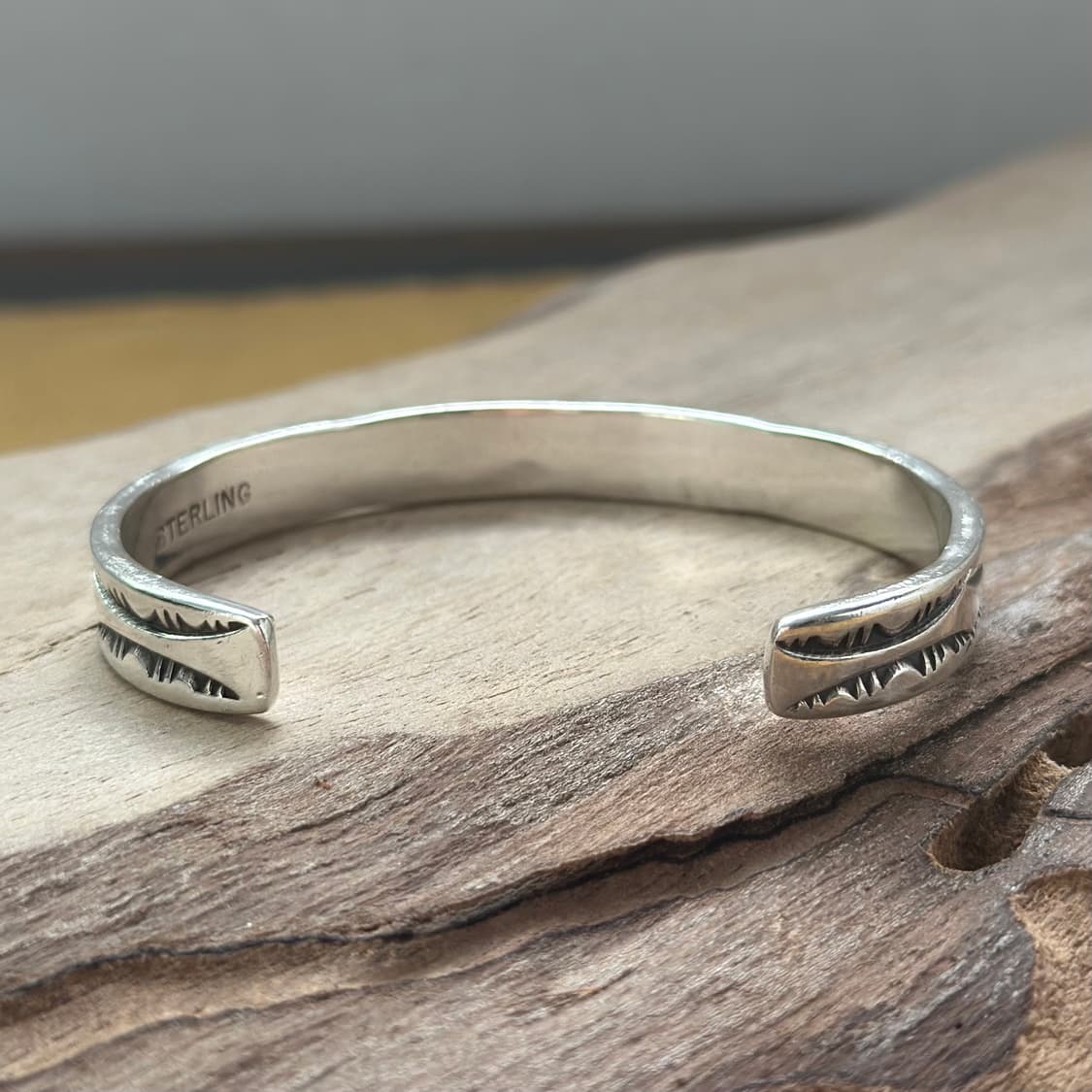 네이티브아메리칸 인디언주얼리 나바호 Nora bill tahe 커프 상품이미지5