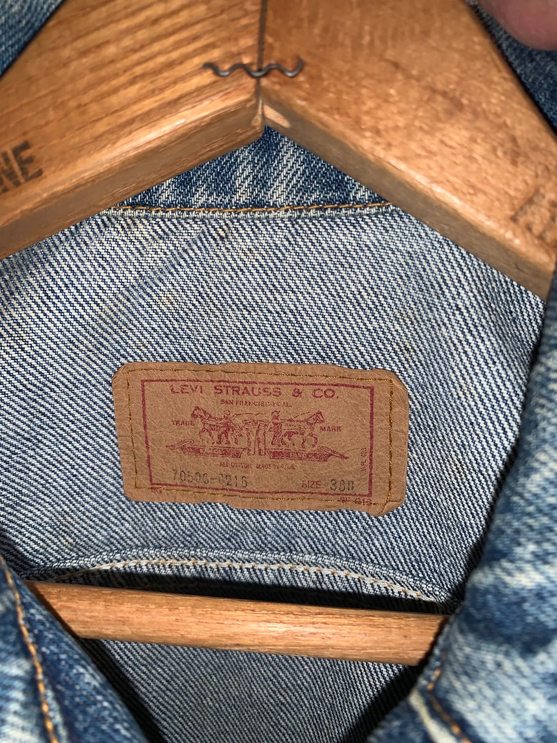 90년대 리바이스 트러커 데님 자켓 상품이미지3